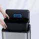 Відро для сміття з педаллю 40 л прямокутне Soft Close срібний металік 00-00020265 фото 3